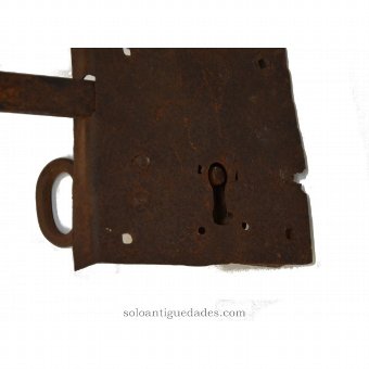 Antique Key lock latch nipple