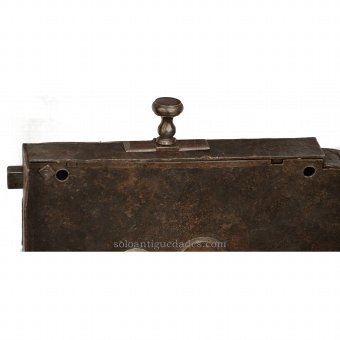 Antique Double latch lock handle
