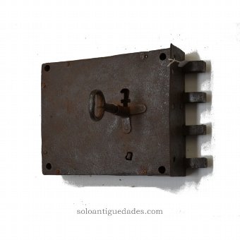 Antique Four latches lock