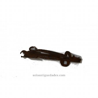 Antique Rectangular lock and original key