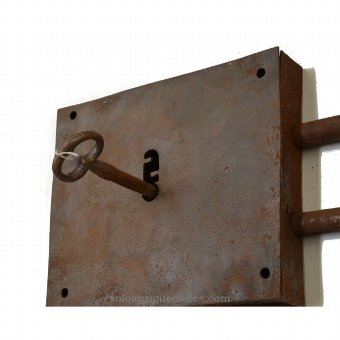 Antique Double latch lock