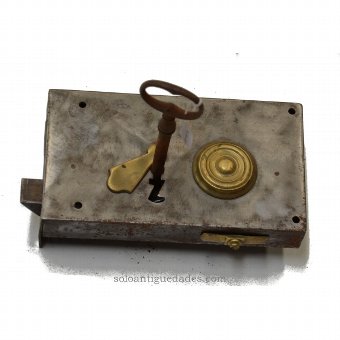 Antique Lock with golden ornaments