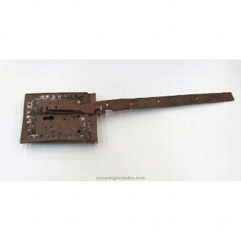Antique Lock 13 cm rectangular