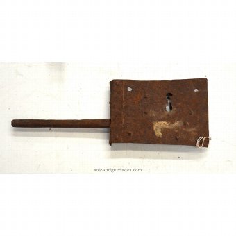 Antique Lock with a latch 35 cm