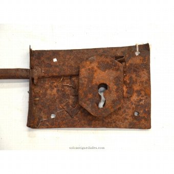 Antique Lock with a latch 35 cm