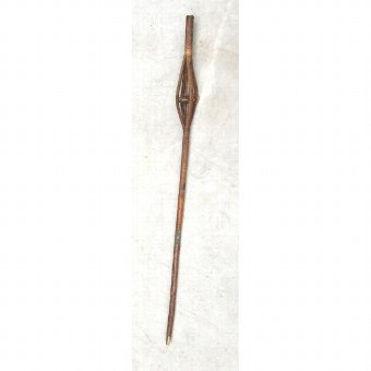 Antique Cylindrical rod formed Distaff