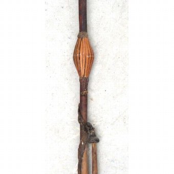 Antique Spindle wicker Distaff