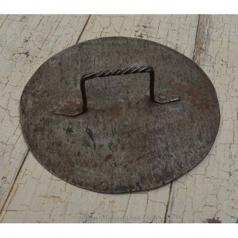 Antique Lid with handle wound