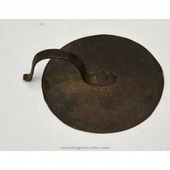 Antique Iron Lid 11cm in diameter