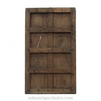 Antique Wooden door with geometric