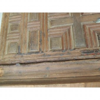 Antique Paneled door to the Italian