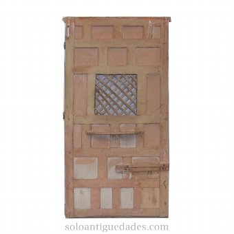 Antique Wood confessional Door