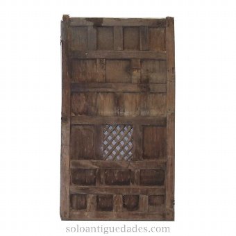 Antique Old confessional side panel