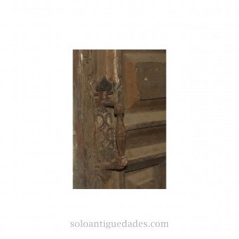 Antique Ancient door panels monochromated