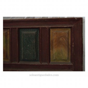 Antique Wooden door moldings and peinazos sleepers