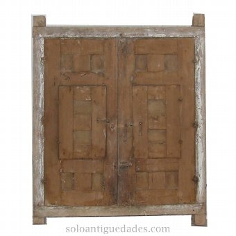 Antique Old double door window