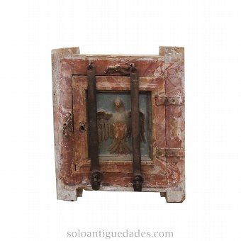 Antique Represented tabernacle door of the Holy Spirit