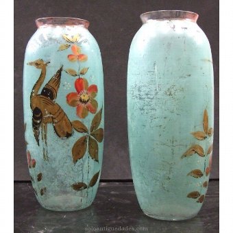 Antique Blown Glass Vase