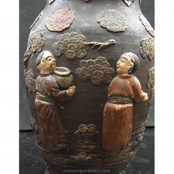 Antique Ceramic Vase Oriental style