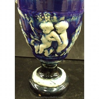 Antique Glazed earthenware vase