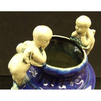 Antique Glazed earthenware vase