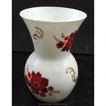 White Glass Vase