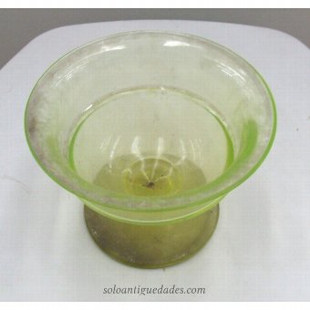 Antique Glass Fruit Bowl XIX century
