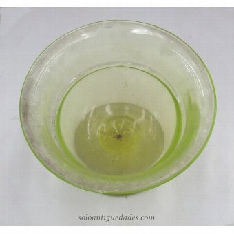 Antique Glass Fruit Bowl XIX century