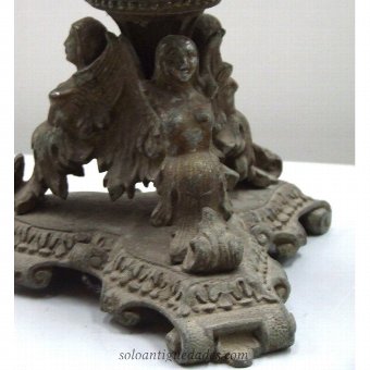 Antique Fruit Bowl decorated with winged female figures