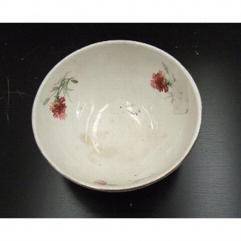 Antique Porcelain fruit bowl with floral