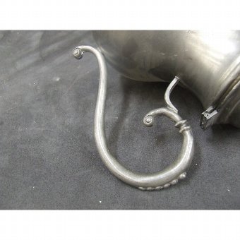 Antique Silver teapot shaped handle S