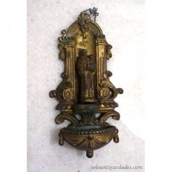 Golden metal Benditera saint