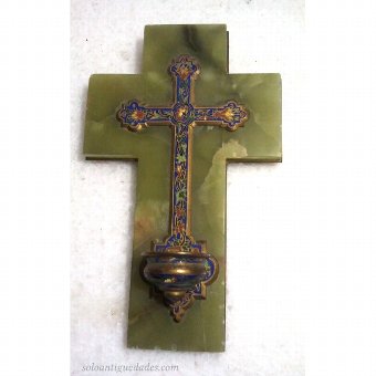 Benditera onyx cross decorated with enamelled