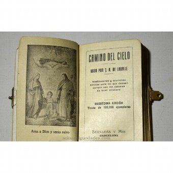 Antique Prayer Book "WAY OF HEAVEN"