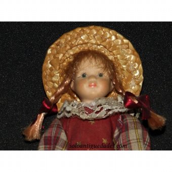 Antique Porcelain Doll redhead