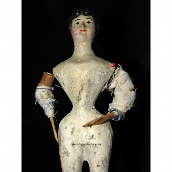 Antique Paper mache doll