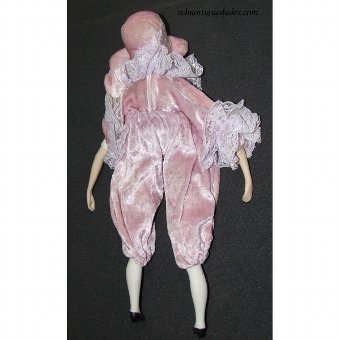 Antique Harlequin doll suit