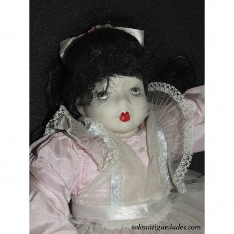 Antique Beautiful porcelain doll suit