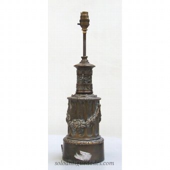 Antique Gilt bronze lamp