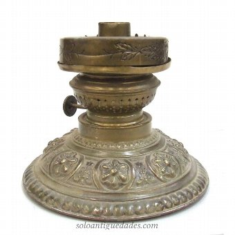 Antique Metal burner lamp