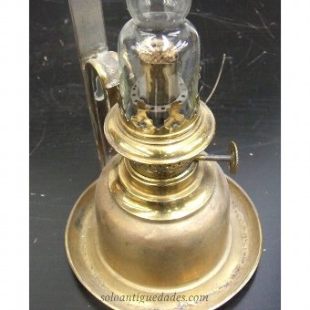 Antique Bronze oil lamp