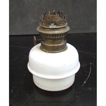 Antique Lamp with metal burner