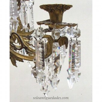 Antique Versailles style chandelier lamp