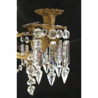 Antique Versailles style chandelier lamp