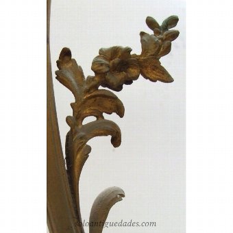 Antique Noeveau lamp gilded bronze art