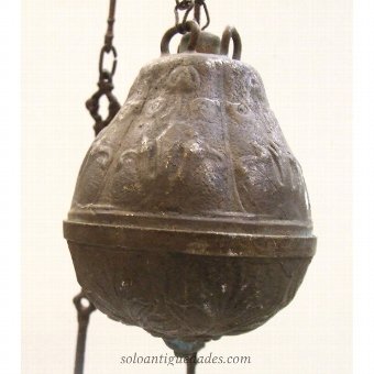 Antique Glazed ceramic Chandelier