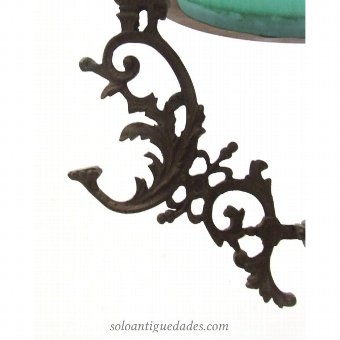 Antique Glazed ceramic Chandelier