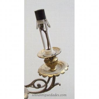 Antique Neoclassical chandelier lamp