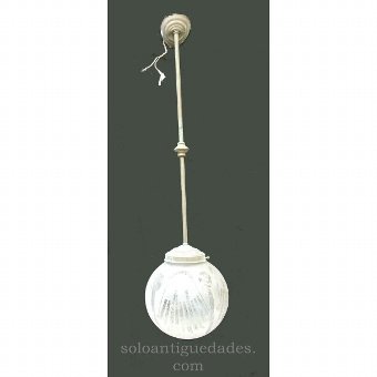 Antique Lamp with tulip shaped balloon