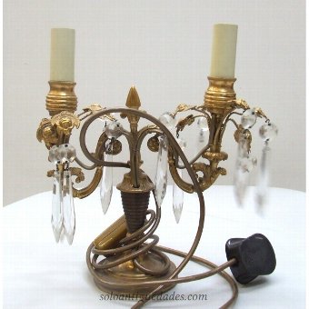 Antique Shaped candlestick lamp